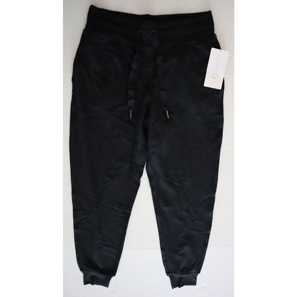 Athleta 599727-002 Women's Sz Small Black Semi-Fitted Mid-Rise Balance Joggers - Picture 2 of 7